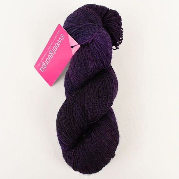SweetGeorgia Tough Love Sock Yarn Merino Wool Nylon Blend Ultraviolet - Picture 1 of 3